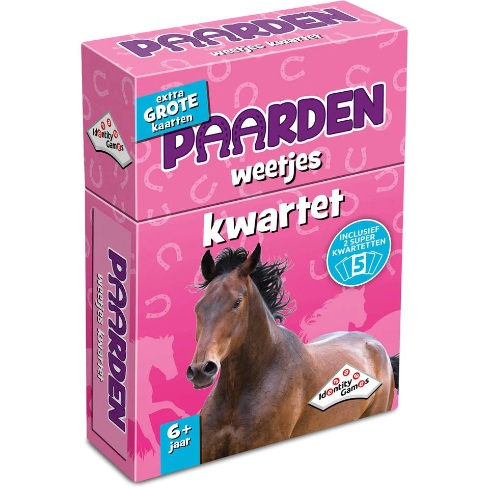 Identity Games Paarden Weetjes Kwartet 4 Identity Games Paarden Weetjes Kwartet - Afbeelding 2