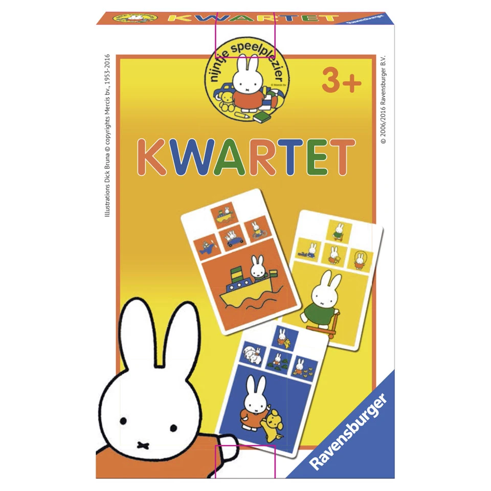 Ravensburger Nijntje Ontdekt De Wereld Kwartet 4 Ravensburger Nijntje Ontdekt De Wereld Kwartet - Afbeelding 2