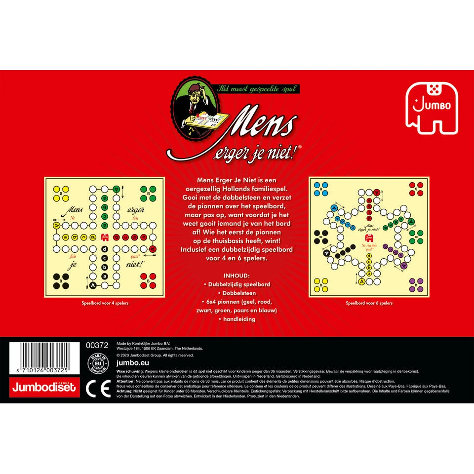 Jumbo Mens Erger Je Niet! 7 Jumbo Mens Erger Je Niet! - Afbeelding 5