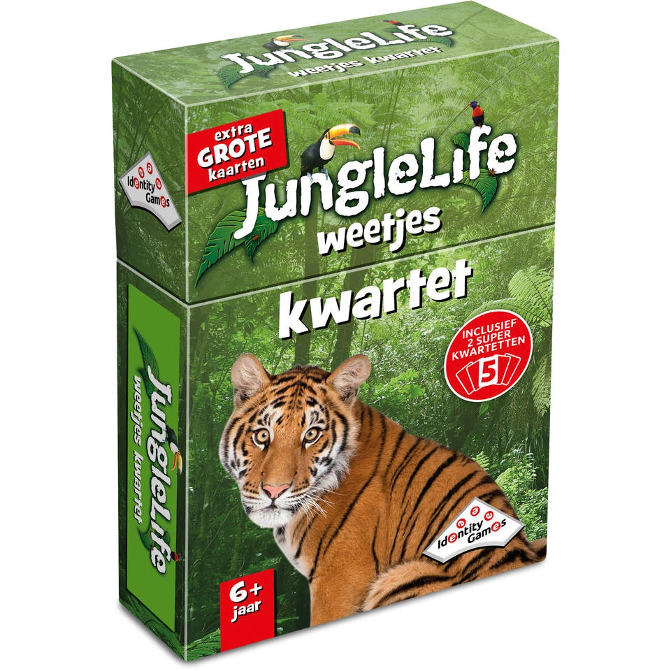 Identity Games JungleLife Weetjes Kwartet 4 Identity Games JungleLife Weetjes Kwartet - Afbeelding 2