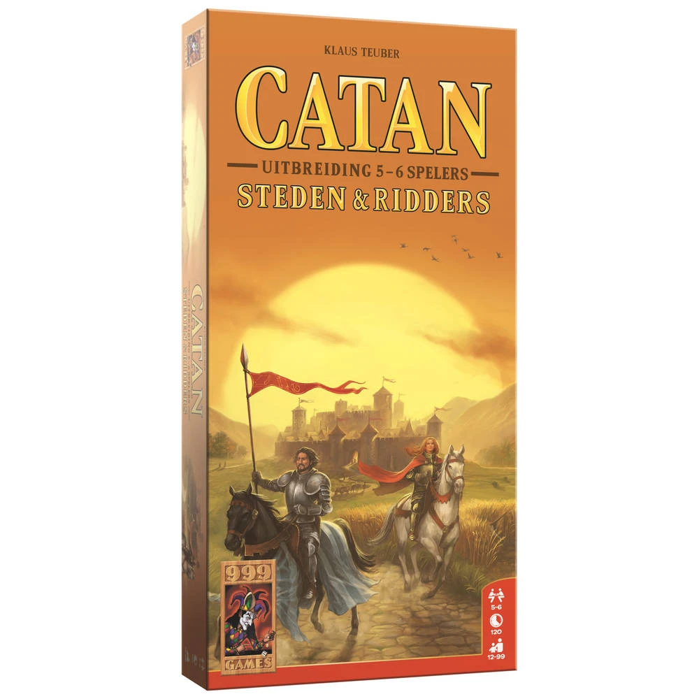 999 Games Catan: Steden & Ridders Uitbreiding 5-6 4 999 Games Catan: Steden & Ridders Uitbreiding 5-6 - Afbeelding 2