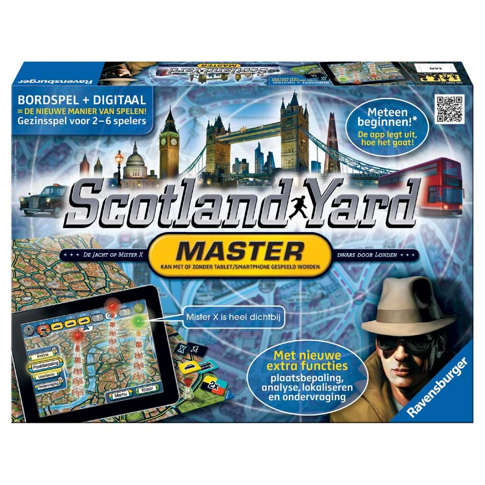 Ravensburger Scotland Yard Master Bordspel 4 Ravensburger Scotland Yard Master Bordspel - Afbeelding 2