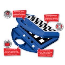 Jumbo Schaken & Dammen Reisspel -Spel Serie 1222408 002