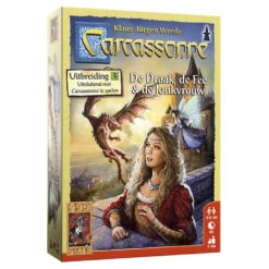 999 Games Carcassonne Uitbreiding: De Draak, De Fee En De Jonkvrouw