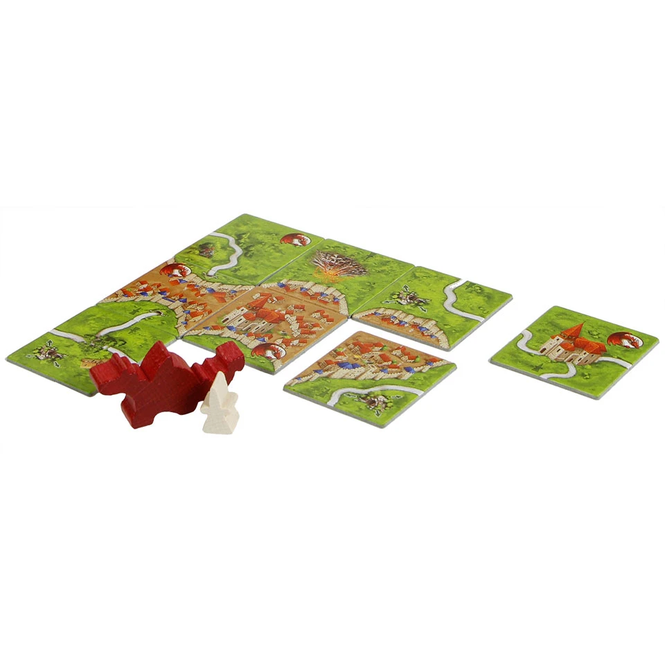 999 Games Carcassonne Uitbreiding: De Draak, De Fee En De Jonkvrouw 4 999 Games Carcassonne Uitbreiding: De Draak, De Fee En De Jonkvrouw - Afbeelding 2