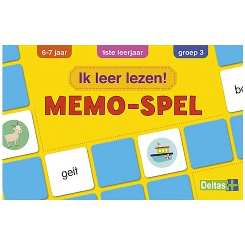 No Brand IK LEER LEZEN! MEMO-SPEL 3 No Brand IK LEER LEZEN! MEMO-SPEL