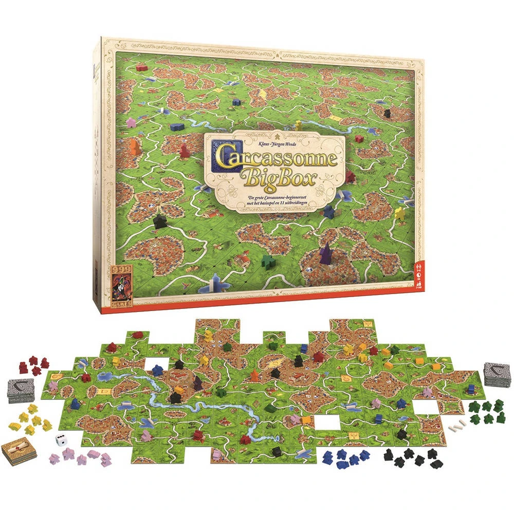 999 Games Carcassonne Big Box 3 Bordspel 3 999 Games Carcassonne Big Box 3 Bordspel
