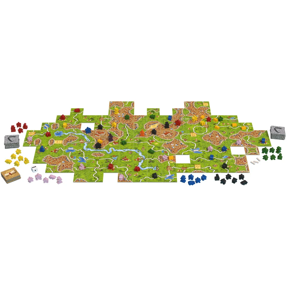999 Games Carcassonne Big Box 3 Bordspel 4 999 Games Carcassonne Big Box 3 Bordspel - Afbeelding 2