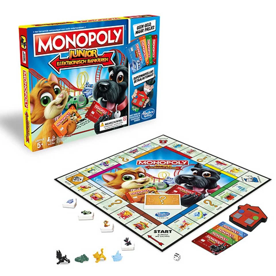 Hasbro Gaming Monopoly Junior Elektronisch Bankieren 3 Hasbro Gaming Monopoly Junior Elektronisch Bankieren