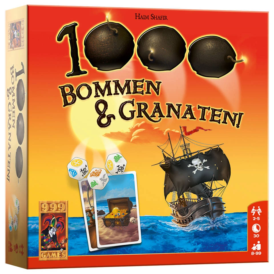 999 Games Duizend Bommen En Granaten! - Dobbelspel 4 999 Games Duizend Bommen En Granaten! - Dobbelspel - Afbeelding 2
