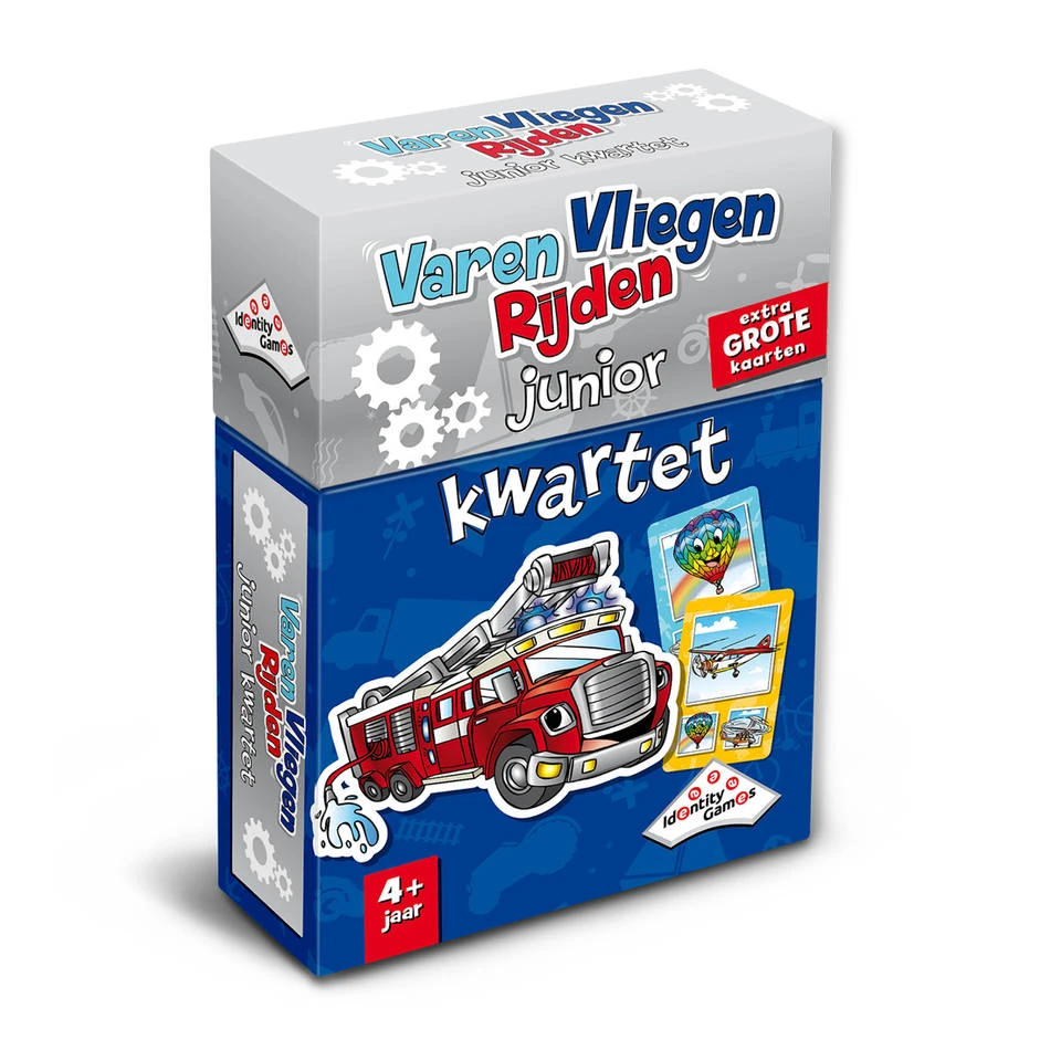 Identity Games Varen Vliegen Rijden Junior Kwartet 4 Identity Games Varen Vliegen Rijden Junior Kwartet - Afbeelding 2