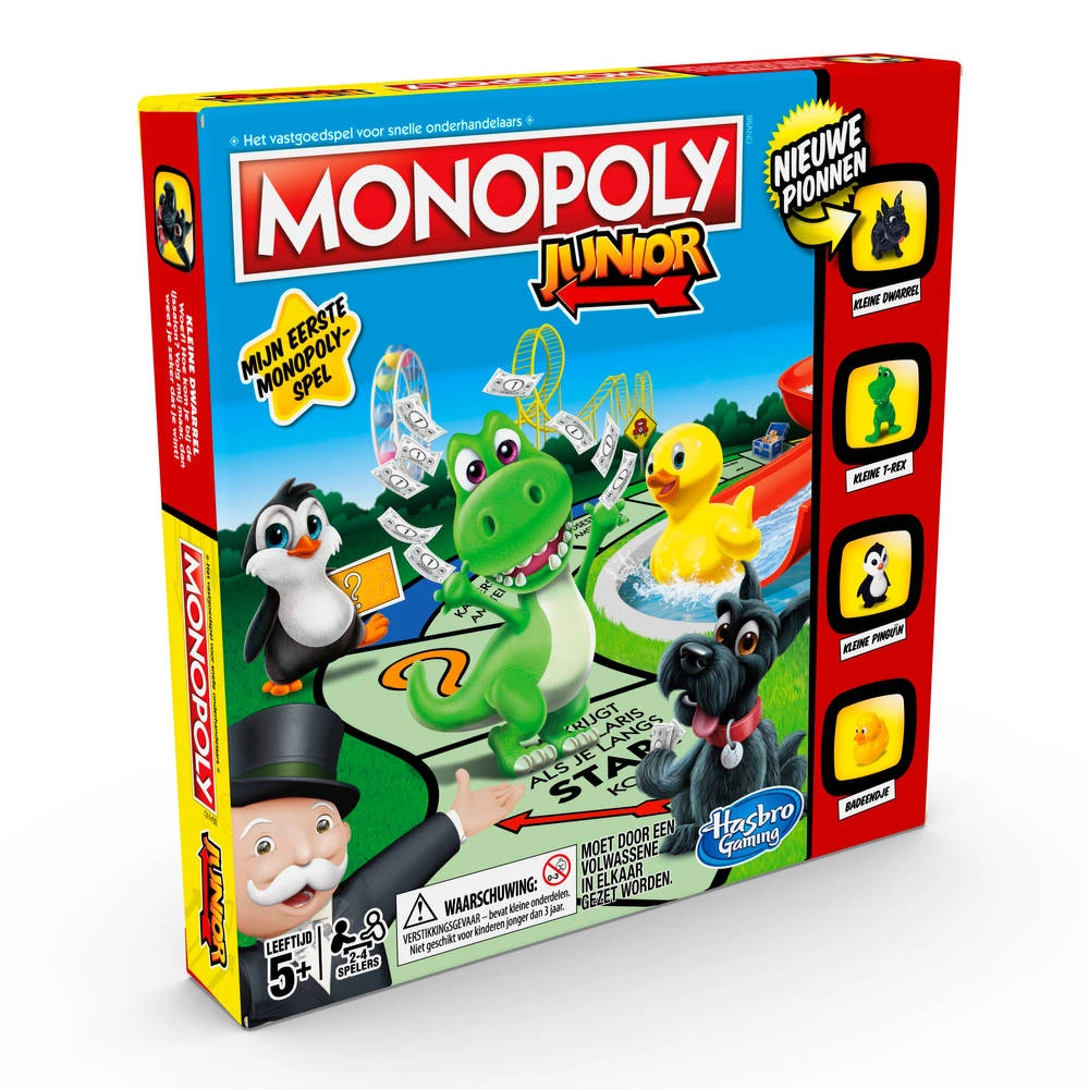 Hasbro Gaming Monopoly Junior 4 Hasbro Gaming Monopoly Junior - Afbeelding 2