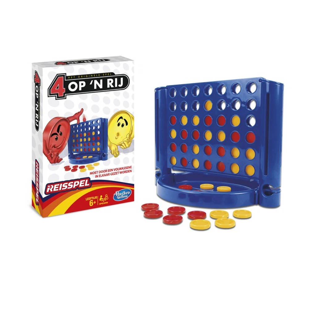Hasbro Gaming 4 Op 'n Rij Reisspel 3 Hasbro Gaming 4 Op 'n Rij Reisspel