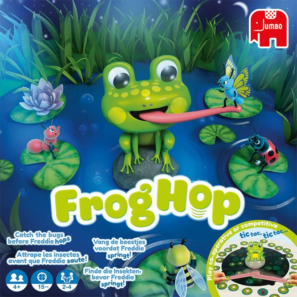 Jumbo Frog Hop Gezelschapsspel 6 Jumbo Frog Hop Gezelschapsspel - Afbeelding 4