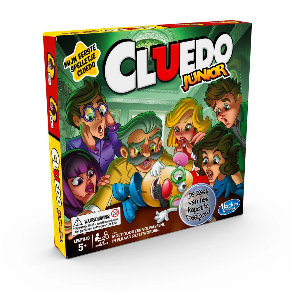 Hasbro Gaming Cluedo Junior 4 Hasbro Gaming Cluedo Junior - Afbeelding 2