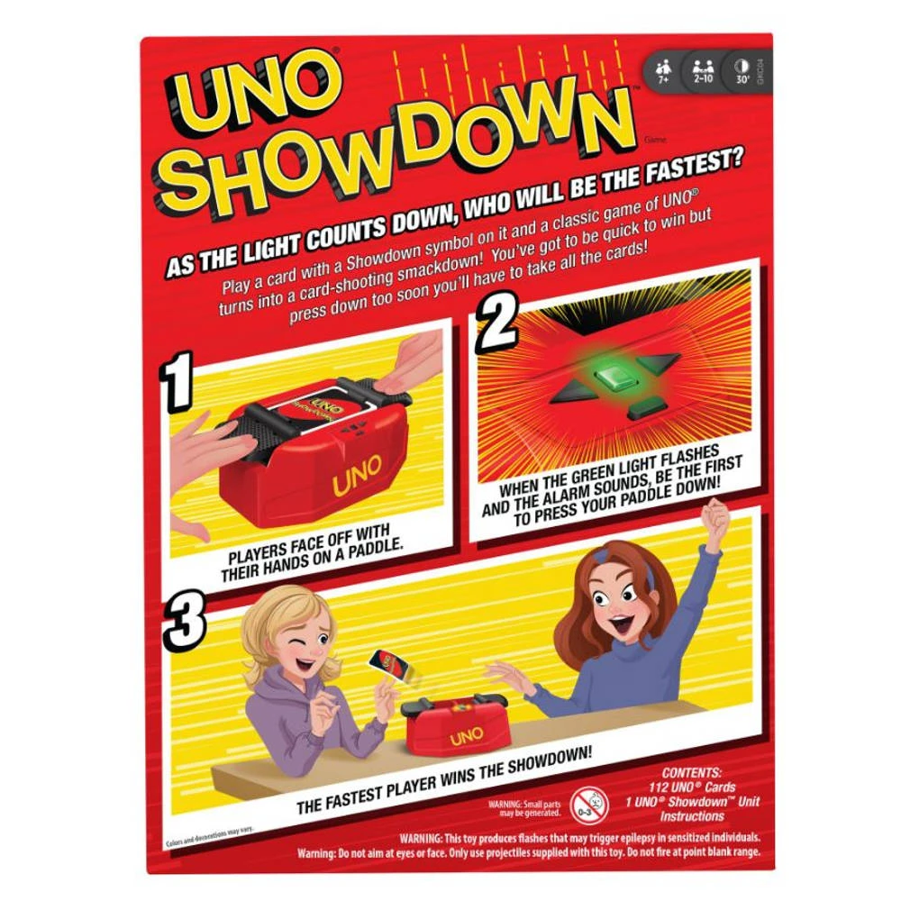 Mattel Games UNO Showdown 8 Mattel Games UNO Showdown - Afbeelding 6