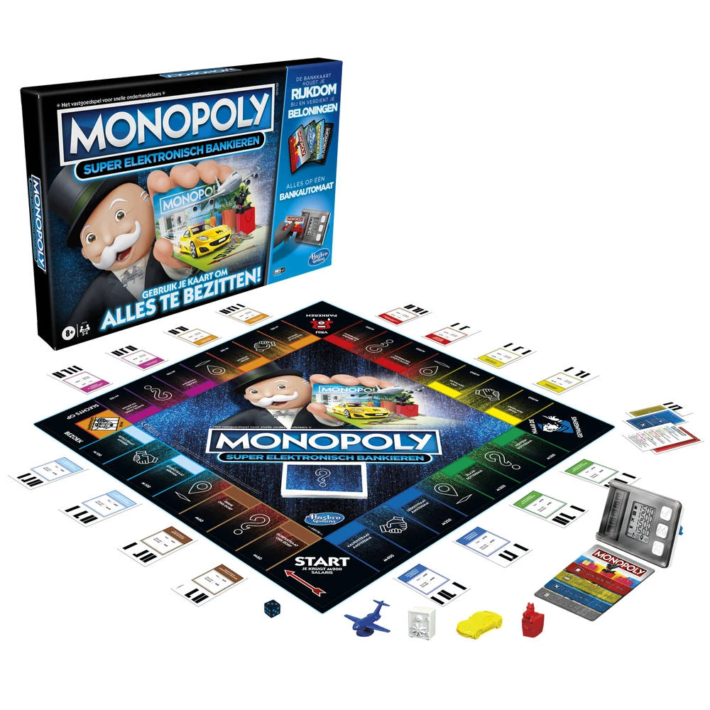 Hasbro Gaming Monopoly Super Elektronisch Bankieren 3 Hasbro Gaming Monopoly Super Elektronisch Bankieren