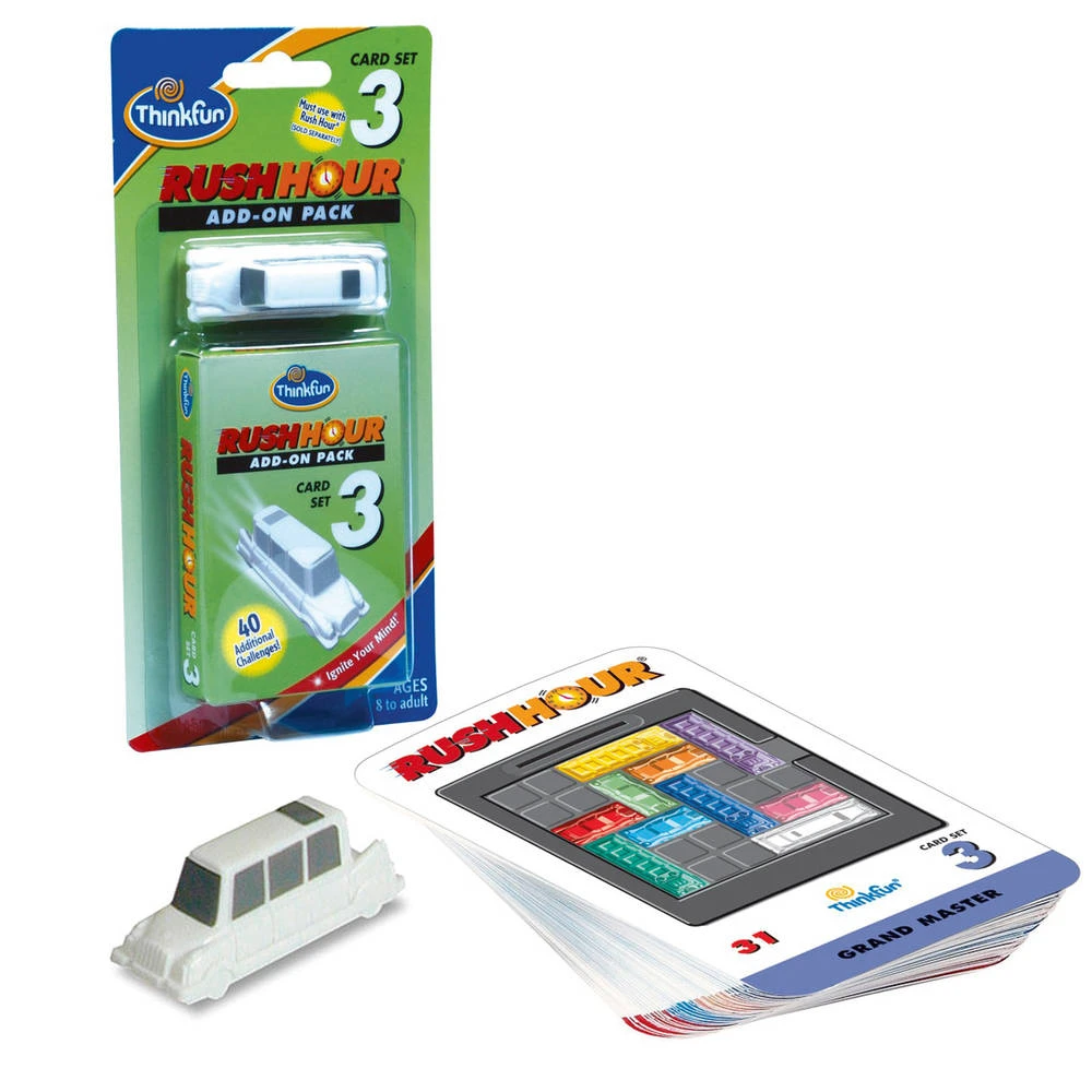 Ravensburger ThinkFun Rush Hour 3 Uitbreidingsset 4 Ravensburger ThinkFun Rush Hour 3 Uitbreidingsset - Afbeelding 2