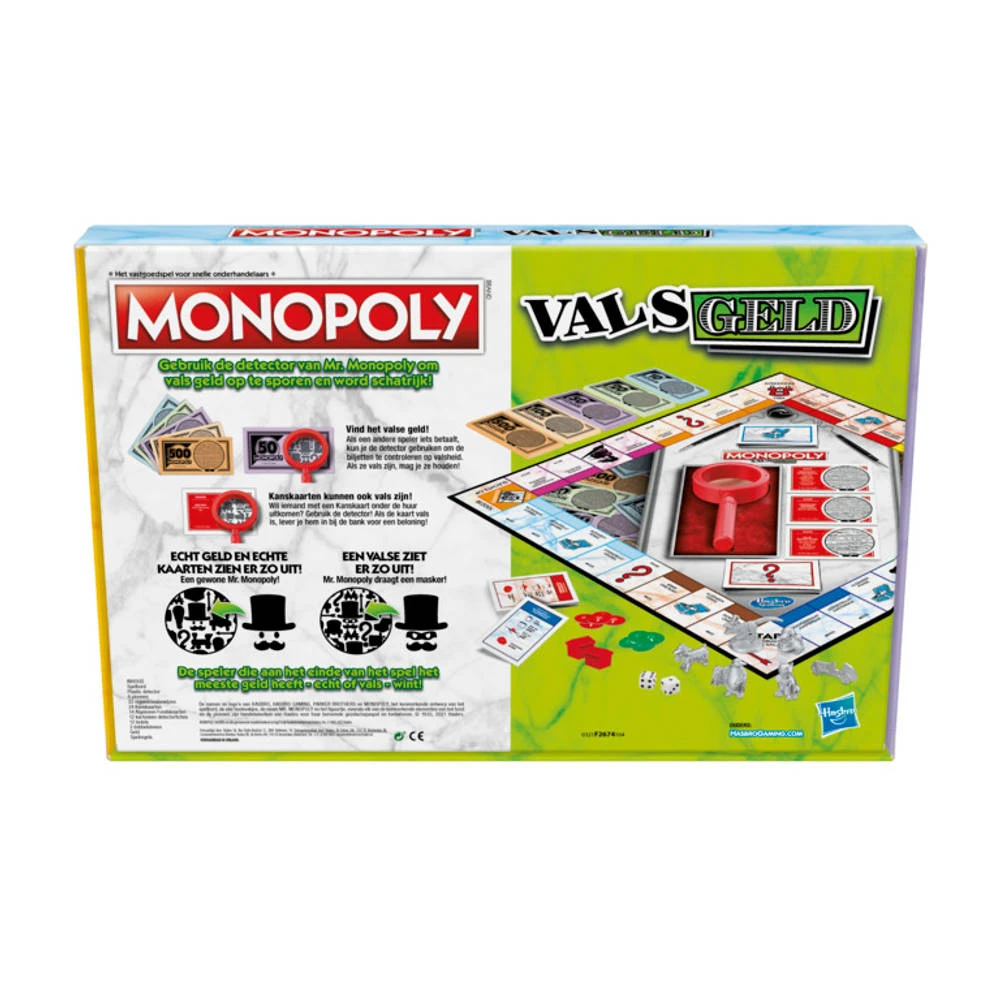 Hasbro Gaming Monopoly Vals Geld 8 Hasbro Gaming Monopoly Vals Geld - Afbeelding 6