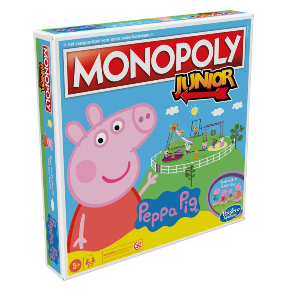 Hasbro Gaming Monopoly Junior Peppa Pig 4 Hasbro Gaming Monopoly Junior Peppa Pig - Afbeelding 2