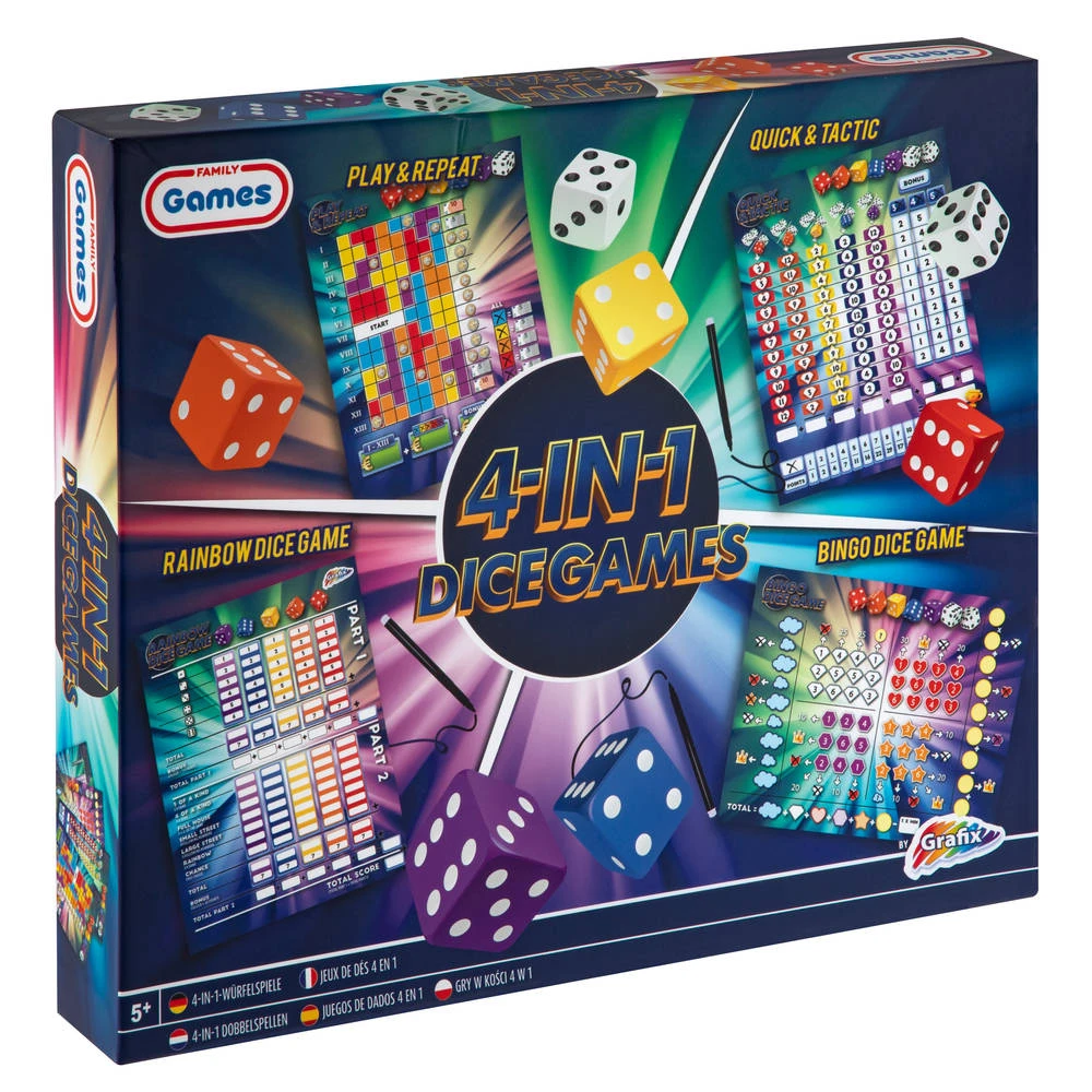 Grafix 4-in-1 Dice Games 3 Grafix 4-in-1 Dice Games