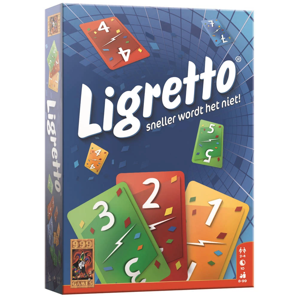 999 Games Ligretto - Blauw 4 999 Games Ligretto - Blauw - Afbeelding 2