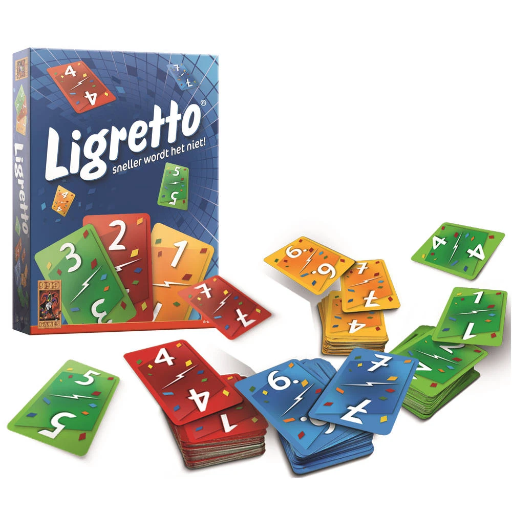 999 Games Ligretto - Blauw 3 999 Games Ligretto - Blauw