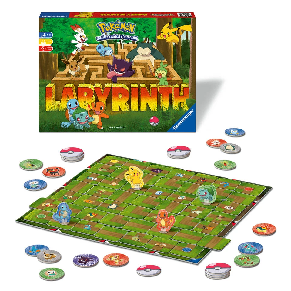 Ravensburger Pokémon Labyrinth Bordspel 3 Ravensburger Pokémon Labyrinth Bordspel