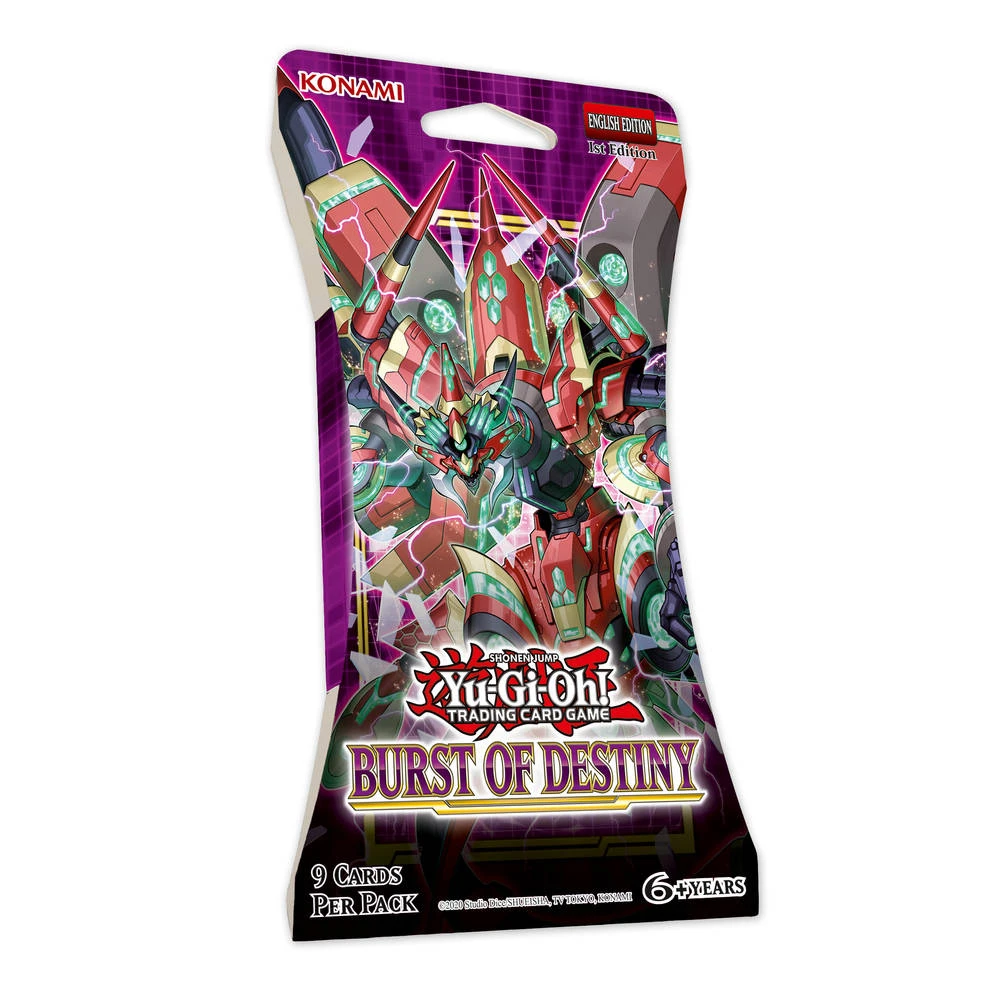 ASMODEE Yu-Gi-Oh! Burst Of Destiny Sleeved Booster 3 ASMODEE Yu-Gi-Oh! Burst Of Destiny Sleeved Booster