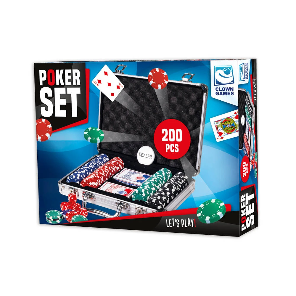 No Brand Pokerset 200-delige Koffer 3 No Brand Pokerset 200-delige Koffer