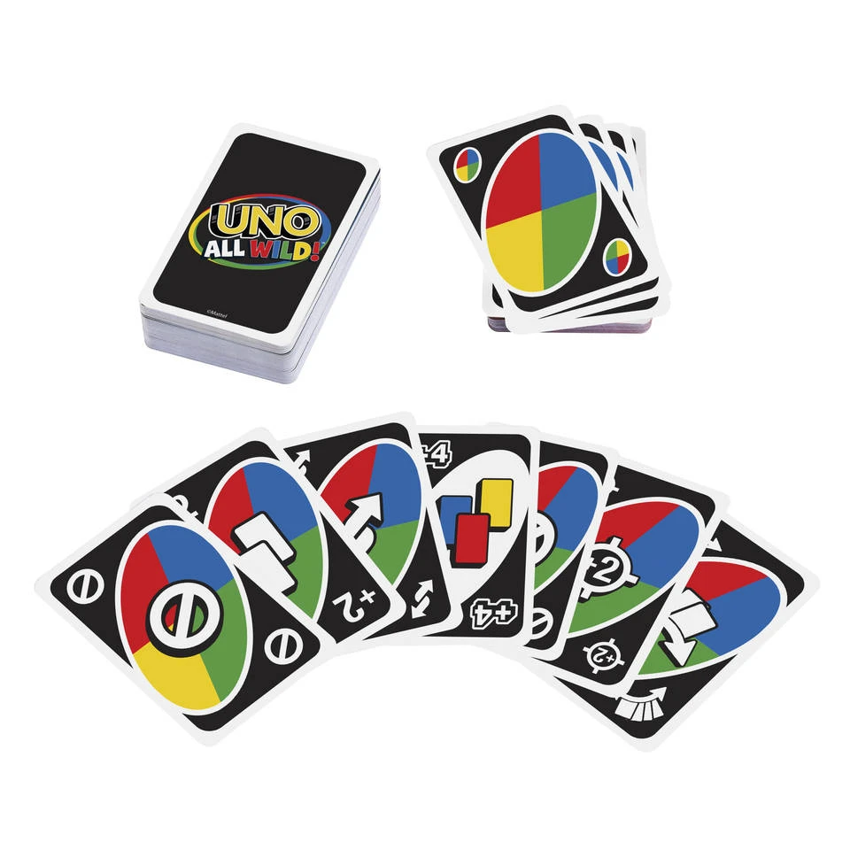 Mattel Games UNO All Wild 5 Mattel Games UNO All Wild - Afbeelding 3