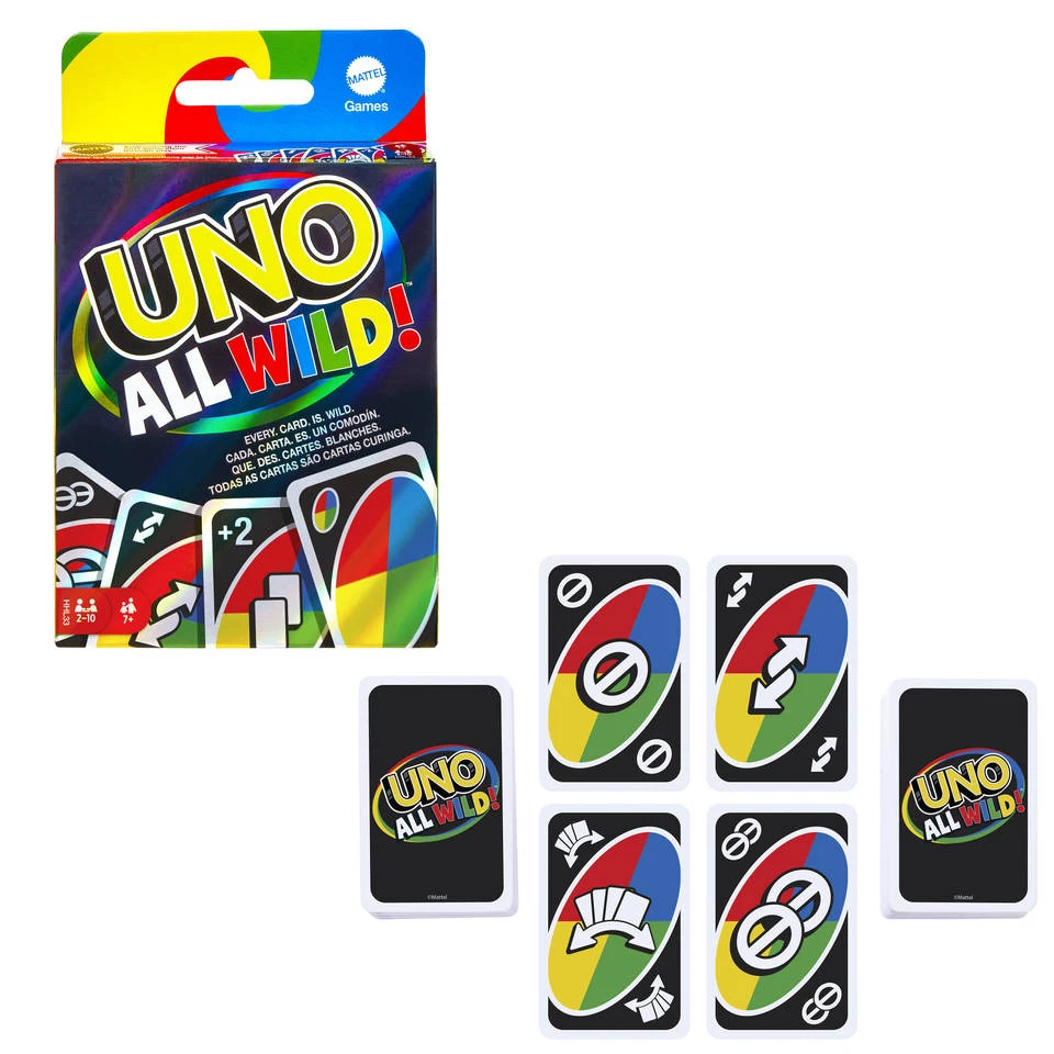 Mattel Games UNO All Wild 3 Mattel Games UNO All Wild
