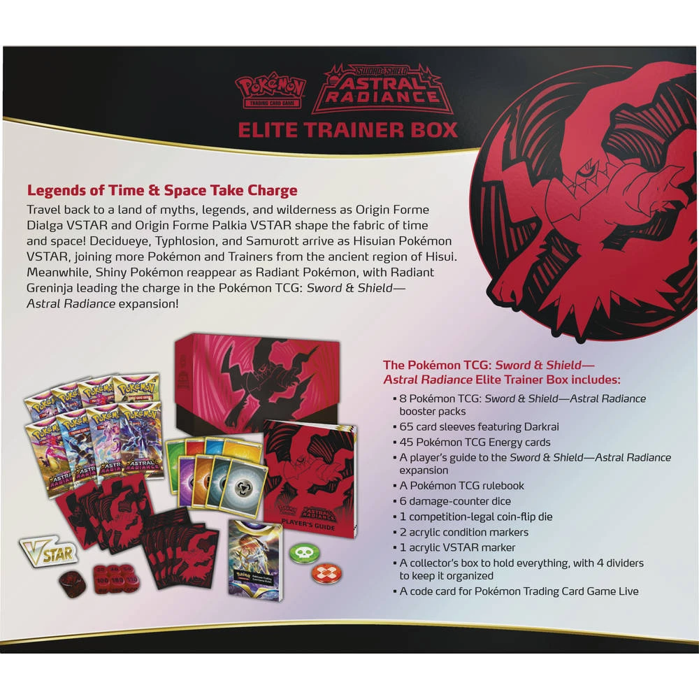 ASMODEE Pokémon TCG Sword & Shield: Astral Radiance Elite Trainer Box 8 ASMODEE Pokémon TCG Sword & Shield: Astral Radiance Elite Trainer Box - Afbeelding 6