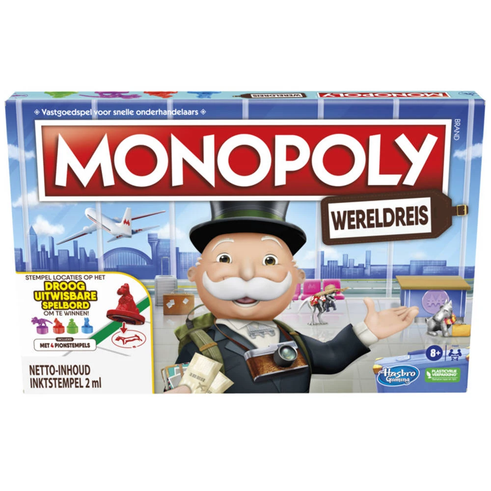 Hasbro Gaming Monopoly Wereldreis 4 Hasbro Gaming Monopoly Wereldreis - Afbeelding 2