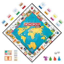 Hasbro Gaming Monopoly Wereldreis 9 Hasbro Gaming Monopoly Wereldreis -Spel Serie 1993144 cc8e3702