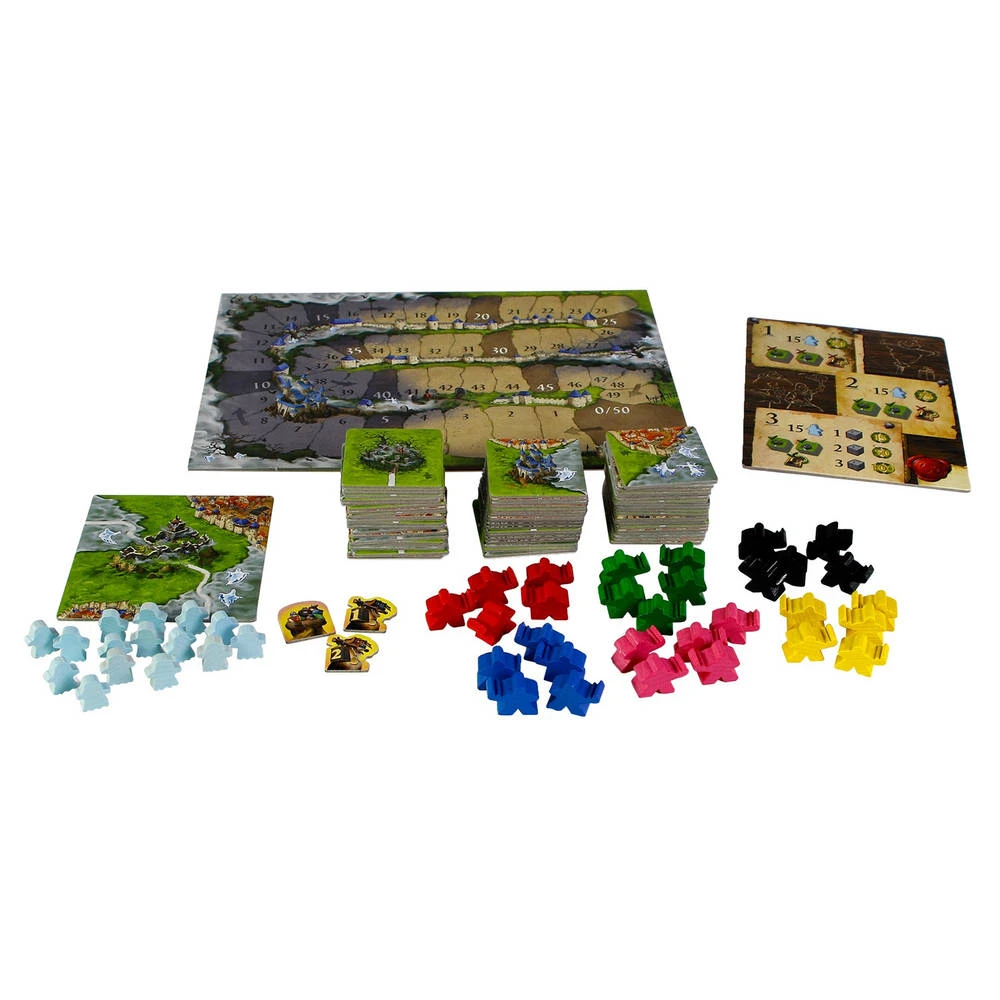 999 Games Carcassonne Uitbreiding: De Mist 6 999 Games Carcassonne Uitbreiding: De Mist - Afbeelding 4