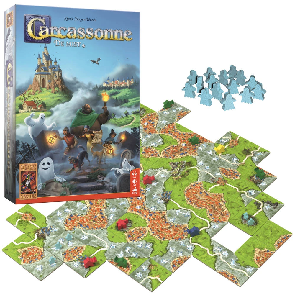 999 Games Carcassonne Uitbreiding: De Mist 3 999 Games Carcassonne Uitbreiding: De Mist
