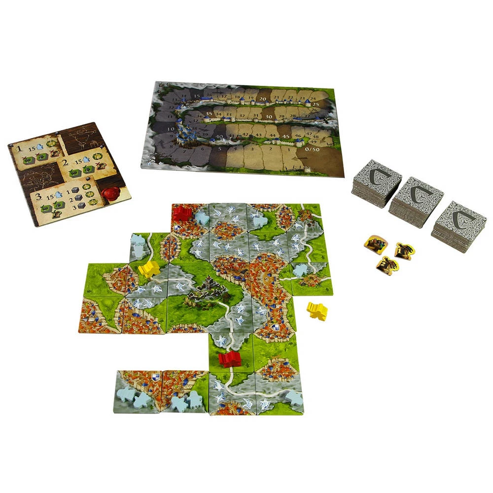 999 Games Carcassonne Uitbreiding: De Mist 5 999 Games Carcassonne Uitbreiding: De Mist - Afbeelding 3