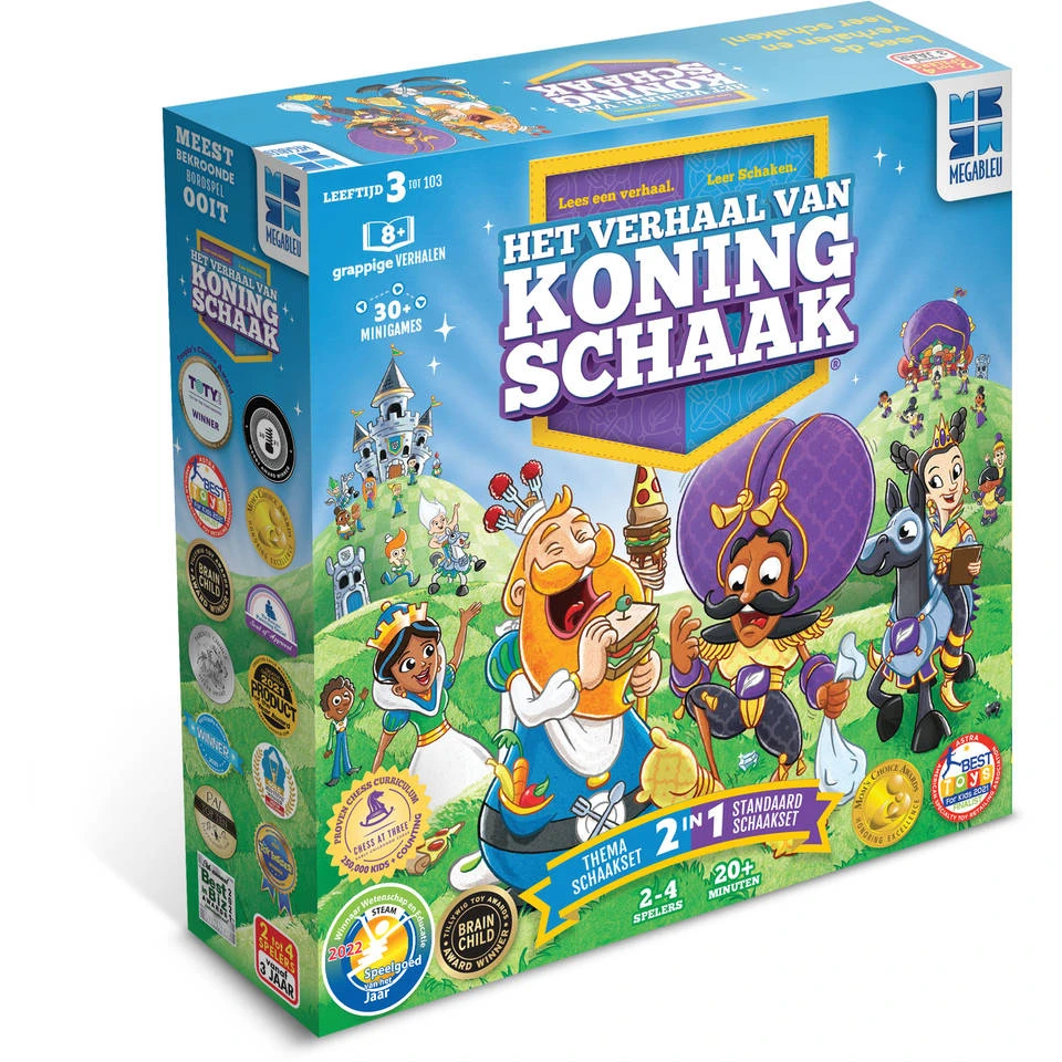MEGABLEU Het Verhaal Van Koning Schaak 4 MEGABLEU Het Verhaal Van Koning Schaak - Afbeelding 2