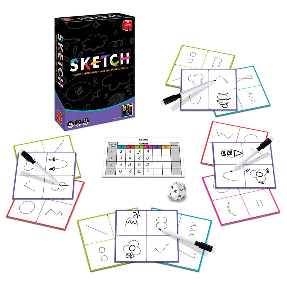 Jumbo Party & Co Sketch Partyspel 3 Jumbo Party & Co Sketch Partyspel