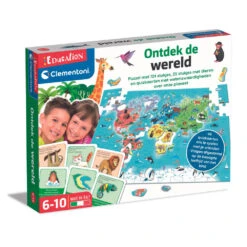 Clementoni Ontdek De Wereld Legpuzzel - 124 Stukjes