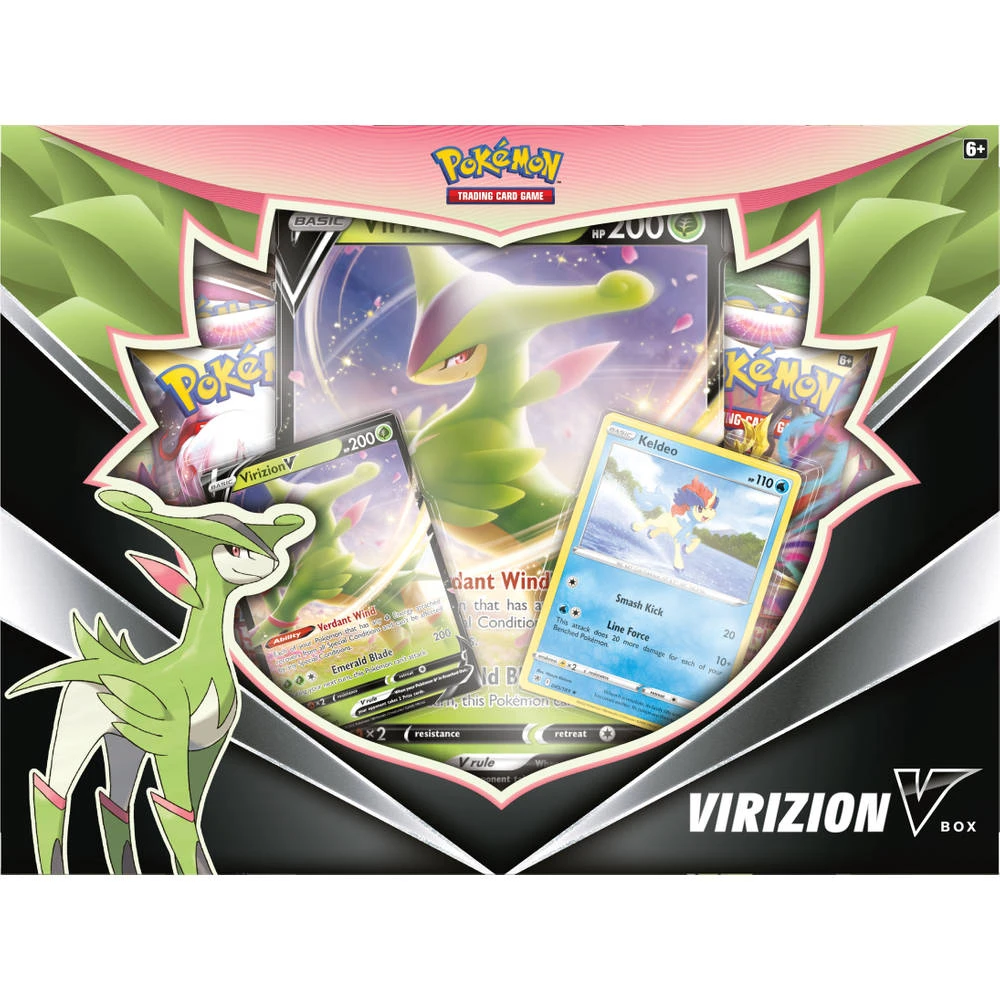 ASMODEE Pokémon TCG Virizion V Box 4 ASMODEE Pokémon TCG Virizion V Box - Afbeelding 2