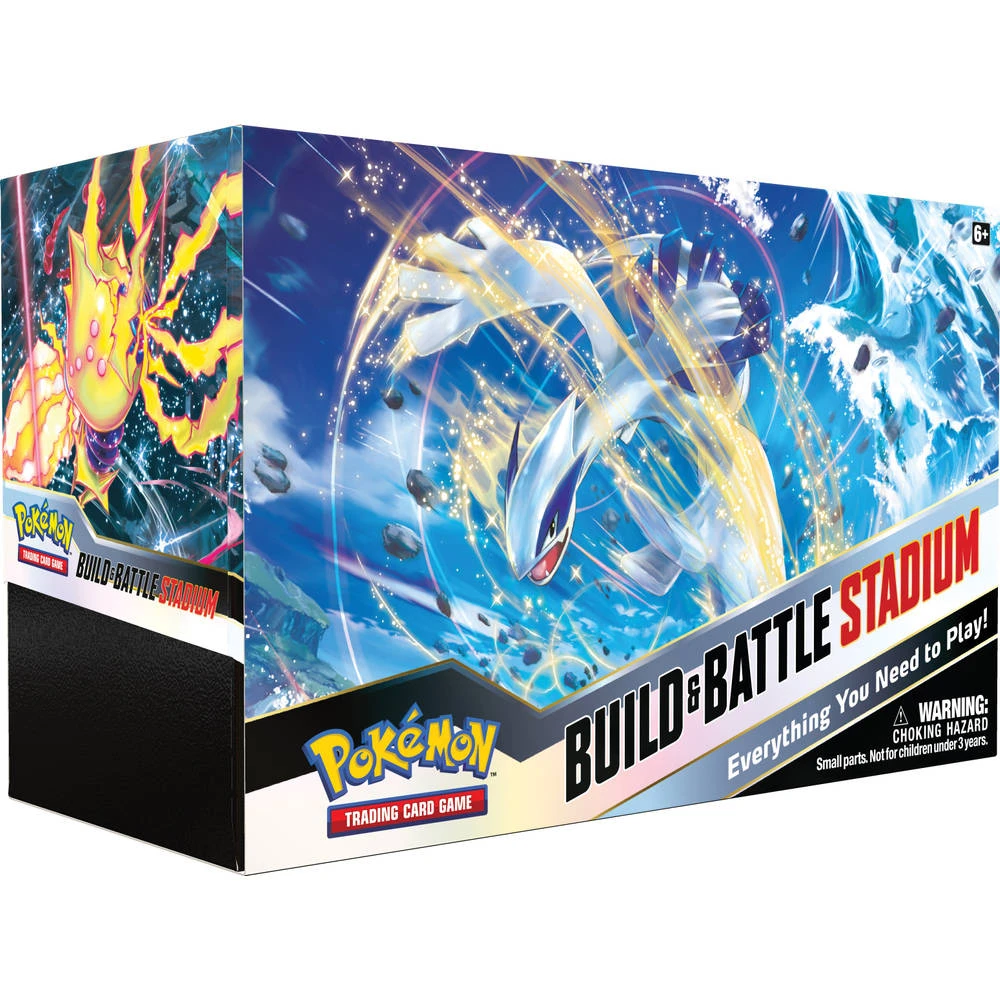 ASMODEE Pokémon TCG Silver Tempest Build And Battle Stadium Box 3 ASMODEE Pokémon TCG Silver Tempest Build And Battle Stadium Box