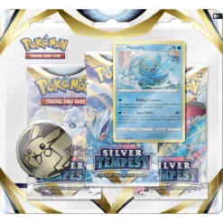 ASMODEE Pokémon TCG Silver Tempest 3 Booster Blister Manaphy
