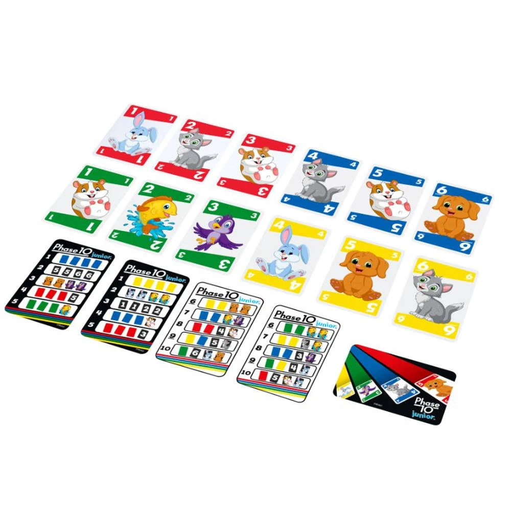 Mattel Games Phase 10 Junior 6 Mattel Games Phase 10 Junior - Afbeelding 4