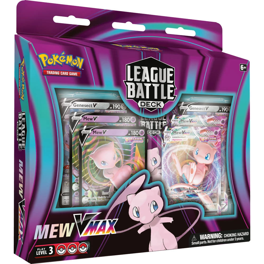 ASMODEE Pokémon TCG League Battle Deck Mew VMAX 3 ASMODEE Pokémon TCG League Battle Deck Mew VMAX