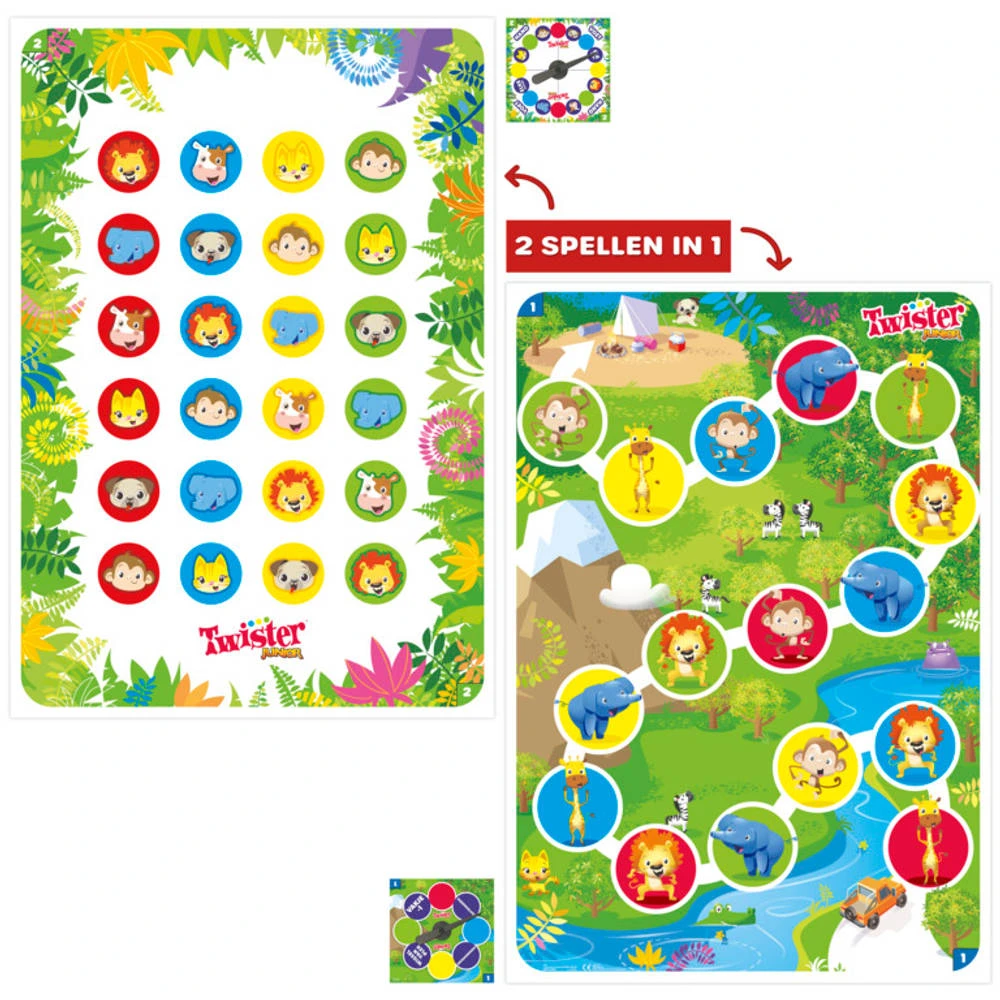 Hasbro Gaming Twister Junior 6 Hasbro Gaming Twister Junior - Afbeelding 4