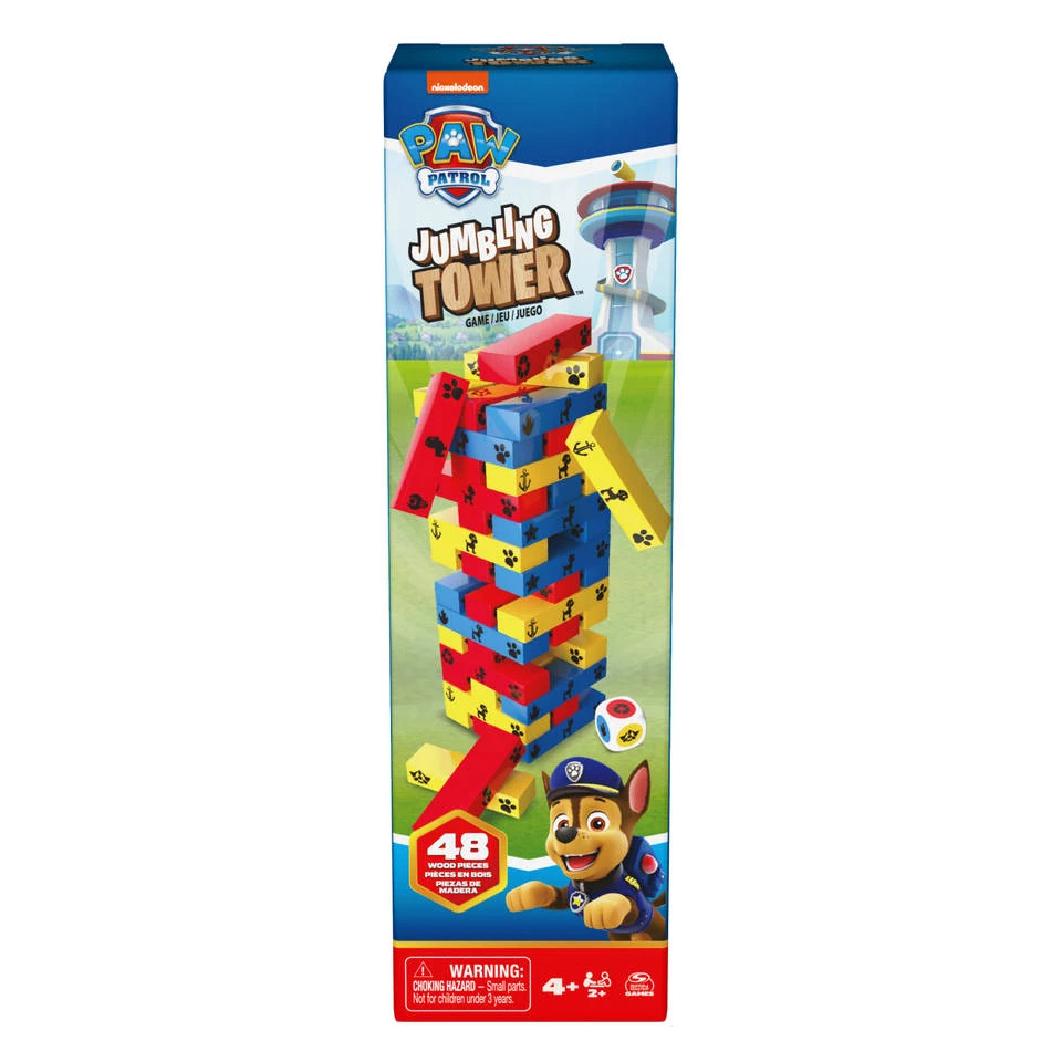 SPIN MASTER PAW Patrol Jumbling Tower Spel 4 SPIN MASTER PAW Patrol Jumbling Tower Spel - Afbeelding 2