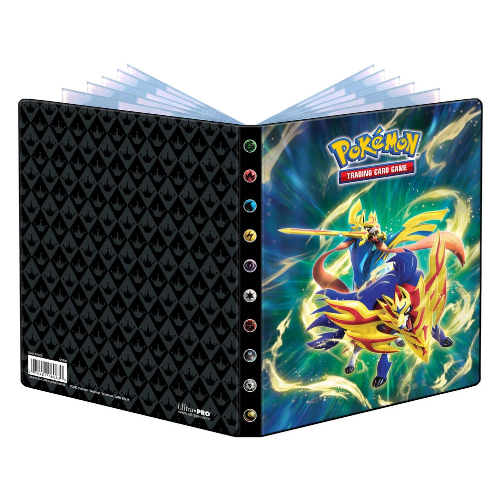 No Brand Pokémon TCG Crown Zenith 4-pocket Portfolio 4 No Brand Pokémon TCG Crown Zenith 4-pocket Portfolio - Afbeelding 2